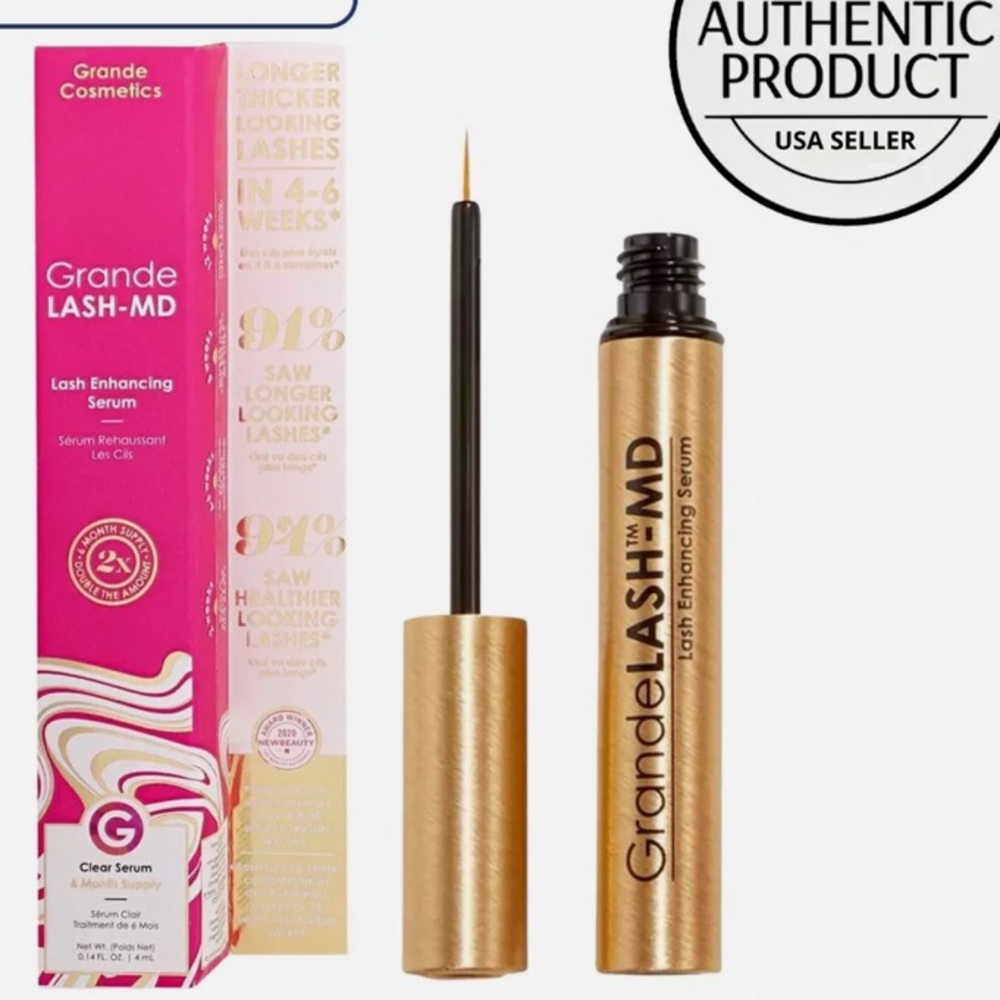 🆕Large 2mL Grande Cosmetics GrandeLASH - MD Lash Enhancing Serum • 3 mo supply